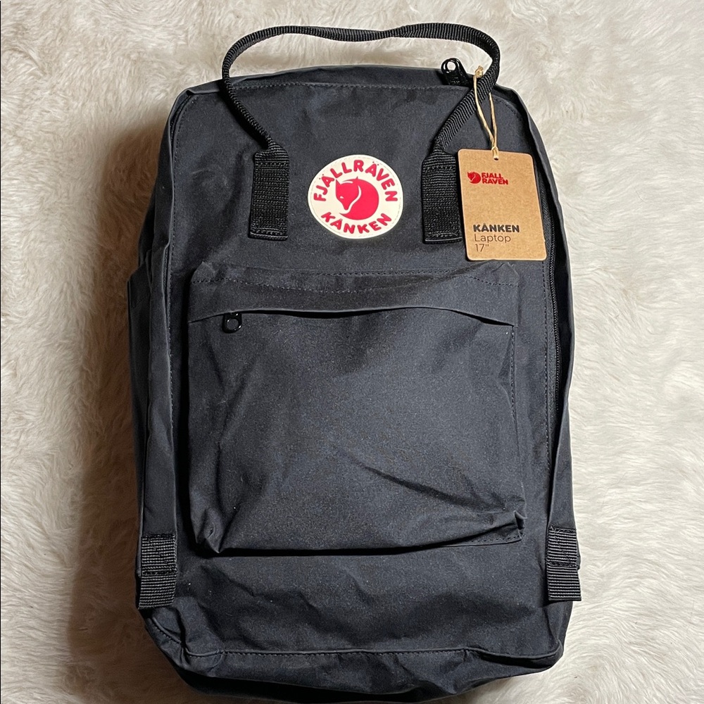 Kånken Black Backpack 17” Laptop